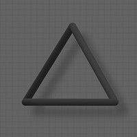 Black triangle on a grid background social banner