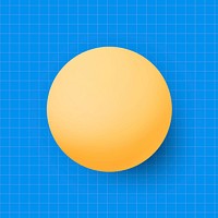 Yellow circle on a grid background social banner