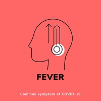 Fever, covid-19 symptoms to watch out for vector