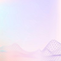 3D wave purple pattern design