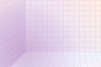 3D wireframe grid room background illustration