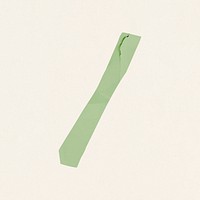 Green slash symbol paper cut psd