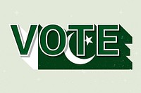 Vote message Pakistan flag election illustration