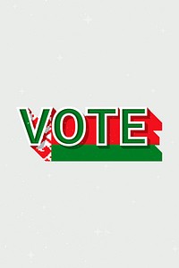 Belarus vote message election psd flag