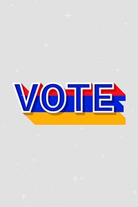 Vote Armenia flag text vector