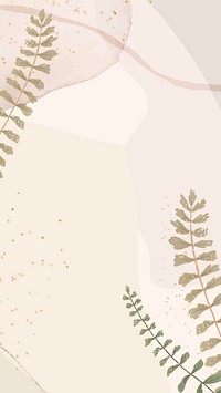 Green Leaves Psd Nude Pink Premium PSD Rawpixel