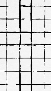 Seamless pattern of grid vector ink brush mobile wallpaper