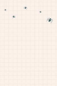 Spider Halloween witchcraft psd doodle illustration