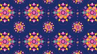 Indian mandala pattern vector banner