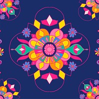 Indian mandala pattern background