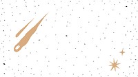 Meteor shower vector gold starry sky on white background