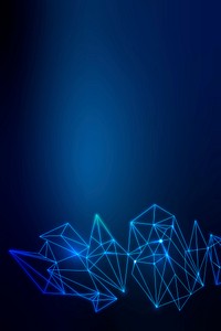Abstract digital network psd blue background