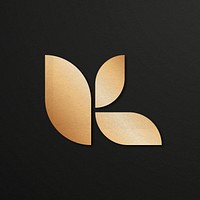 Luxury business logo vector with K letter design