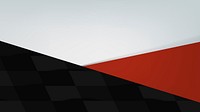Red and black border geometric background with design space