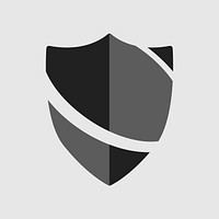 Simple antivirus logo  technology icon design