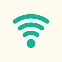 Wireless internet icon network connection illustration