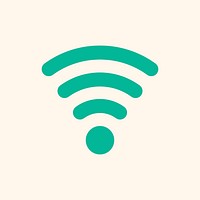 Wireless internet icon vector network connection