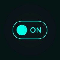 On/off toggle switch button vector user interface neon graphic