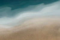 Aesthetic watercolor beach background vector