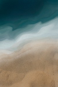 Sand and sea watercolor background