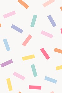 Sprinkle background psd in cute pastel pattern