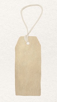 Recyclable fabric tag vector design element