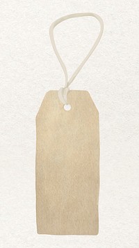 Recyclable fabric tag vector design element