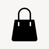 Shopping bag flat psd icon
