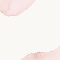 Background of beige watercolor with pink pastel stains in simple style