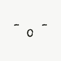 Cute emoticon design element vector with dizzy face
