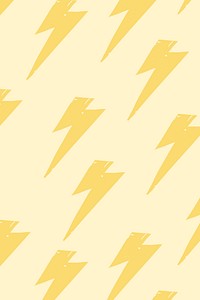 Thunder clouds seamless pattern background in cute weather theme
