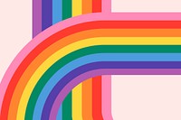 Rainbow LGBTQ pride month background