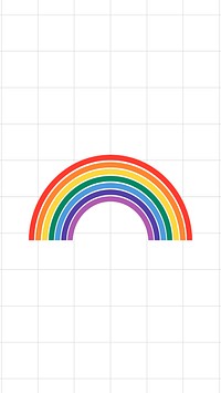 Rainbow LGBTQ pride psd lock screen wallpaper