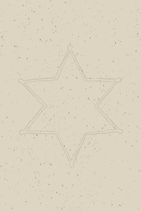 Vintage vector background with sheriff star badge in wild west theme