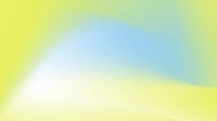 Yellow and blue wave gradient wallpaper vector