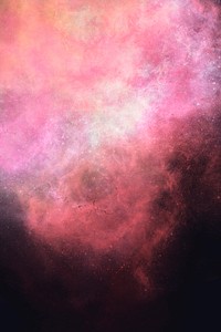 Aesthetic galaxy in black background