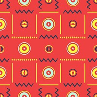 Pattern background, ethnic seamless aztec design, colorful geometric style