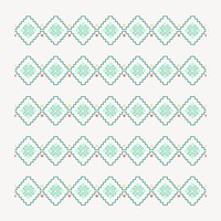 Tribal illustrator brush vector, colorful aztec pattern brush set, compatible with ai 