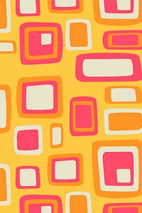 70s background, abstract rectangle design vector