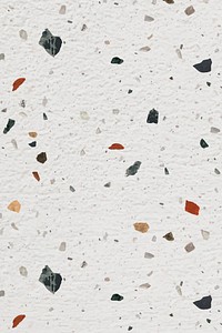 Terrazzo background, aesthetic gray design vector