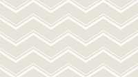 Chevron computer wallpaper, cream zigzag pattern, background vector