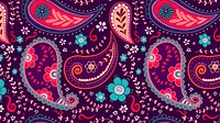 Paisley HD wallpaper, colorful pattern, abstract illustration