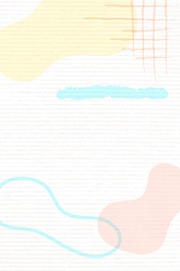 Aesthetic memphis background, pastel color design vector