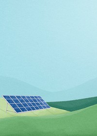 Solar energy background, environment, renewable power illustration psd