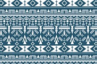 Blue pattern, ethnic background, textile design