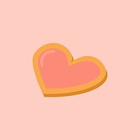 Cute Valentine&rsquo;s gift cookies design element