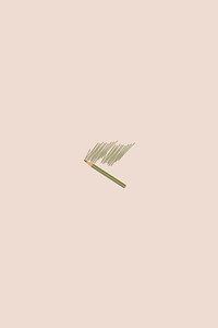 Green colored pencil scribbled on pink background vector