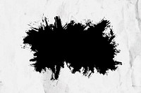 Black brush graphic element vector grunge