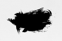 Black brush silhouette banner grunge illustration