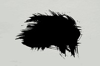 Black brush ink banner vector scribble<br /> 